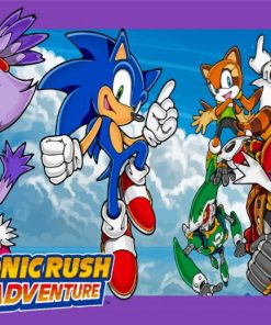 Sonic Rush Game Characters Diamond Paintings