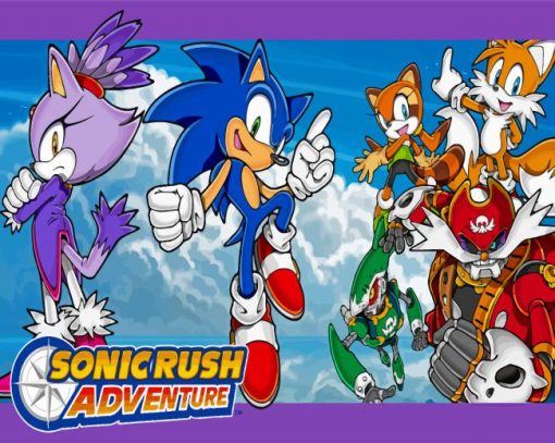 Sonic Rush Game Characters Diamond Paintings