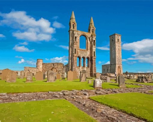 St Andrews Cathedral Diamond Paintings