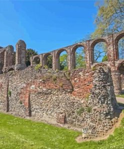 St Botolphs Priory In Colchester Essex Diamond Paintings