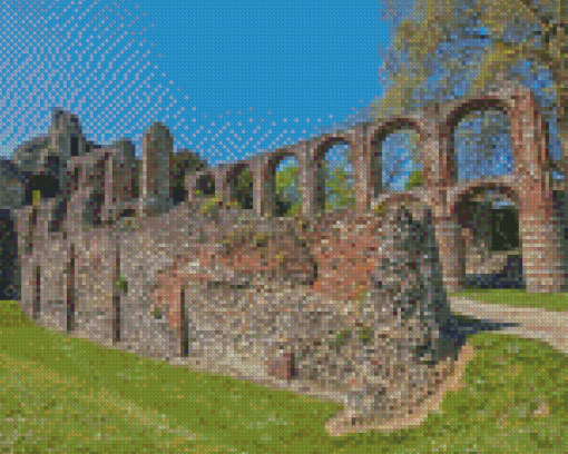 St Botolphs Priory In Colchester Essex Diamond Paintings