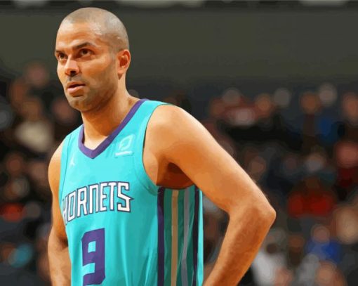 The Basketballer Tony Parker Diamond Paintings