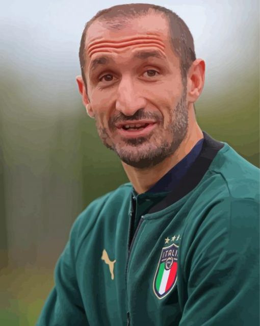 The Footballer Chiellini Giorgio Diamond Paintings