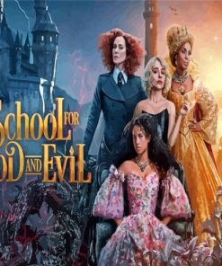 The School For Good And Evil Movie Poster Diamond Paintings