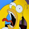 The Simpsons Homer Screaming Diamond Paintings