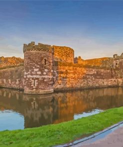 Wales Beaumaris Castle Diamond Paintings