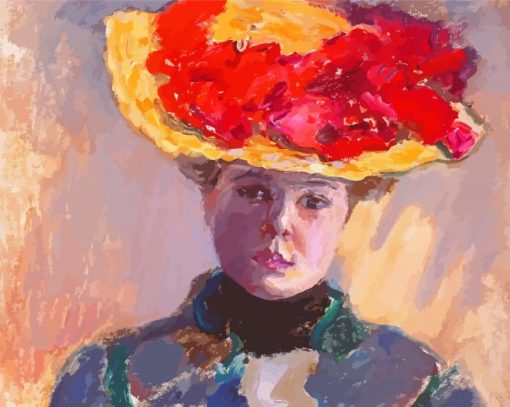 Woman With Hat Pierre Bonnard Diamond Paintings