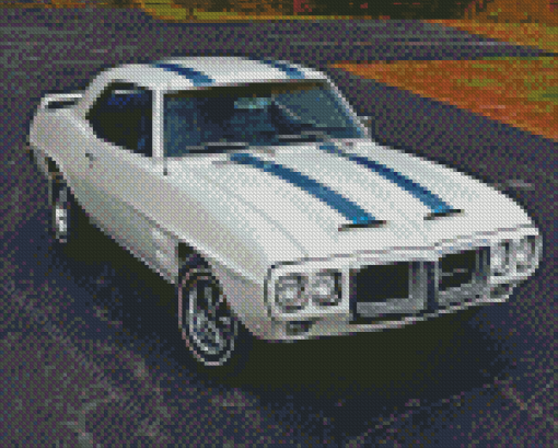 1969 Pontiac Firebird Diamond Paintings