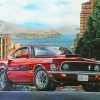 1969 Ford Mustang Fastback Classic Car Diamond Paintings