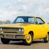 1970 Yellow Plymouth Roadrunner Car Diamond Paintings