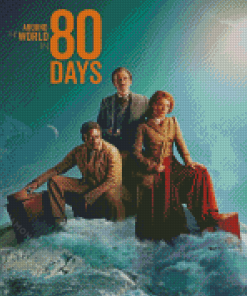 Around The World In 80 Days Movie Poster Diamond Paintings