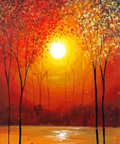 Autumn Sunset Art Diamond Paintings