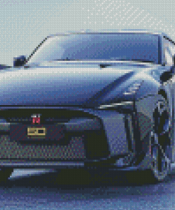 Black GTR35 Car Diamond Paintings