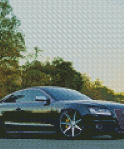 Black Audi S5 Car Diamond Paintings