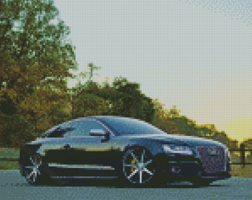 Black Audi S5 Car Diamond Paintings