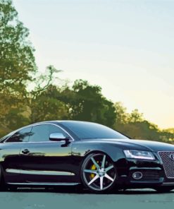 Black Audi S5 Car Diamond Paintings