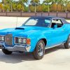 Blue 1972 Cougar Car Diamond Paintings