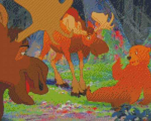 Brother Bear Animation Diamond Paintings