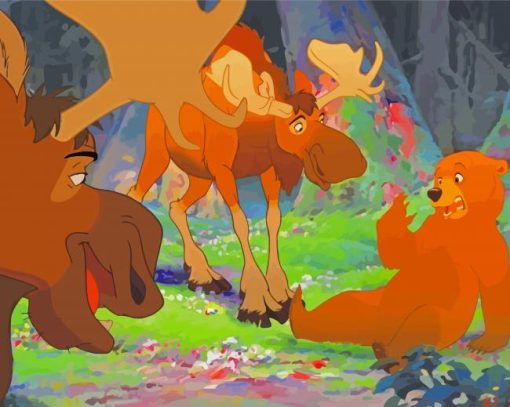 Brother Bear Animation Diamond Paintings