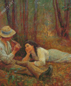 Bush Idyll By Frederick McCubbin Diamond Paintings