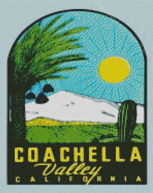 Coachella Valley California Poster Diamond Paintings