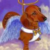 Dachshund Angle Dog Diamond Paintings