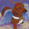 Dachshund Angle Dog Diamond Paintings