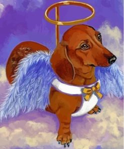 Dachshund Angle Dog Diamond Paintings