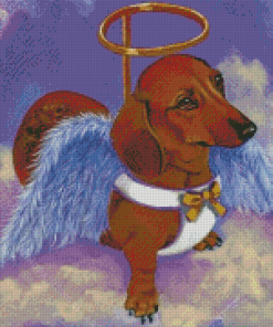 Dachshund Angle Dog Diamond Paintings