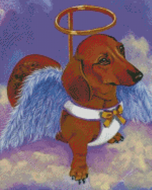 Dachshund Angle Dog Diamond Paintings