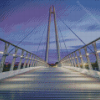 Diglis Bridge In Worcester Diamond Paintings