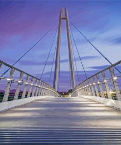 Diglis Bridge In Worcester Diamond Paintings