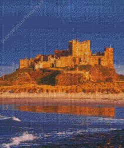 England Bamburgh Castle Diamond Paintings