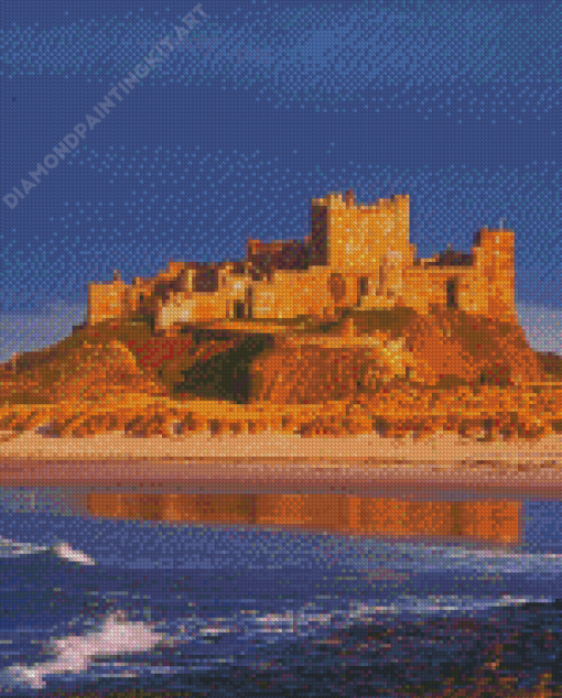 England Bamburgh Castle Diamond Paintings