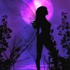 Fairy Purple Silhouette Diamond Paintings