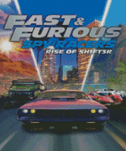 Fast And Furious Spy Racers Poster Diamond Paintings