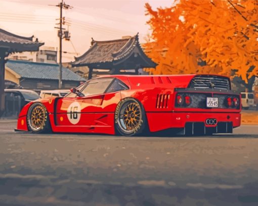 Ferrari F40 Diamond Paintings