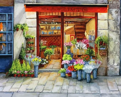 Floral Shop Diamond Paintings