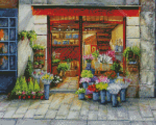 Floral Shop Diamond Paintings