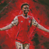 Footballer Bukayo Saka Diamond Paintings