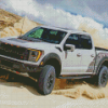 Ford Ranger Raptor In Desert Diamond Paintings