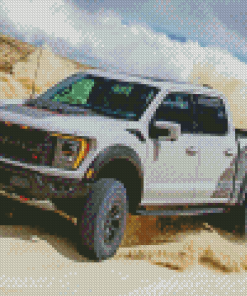 Ford Ranger Raptor In Desert Diamond Paintings