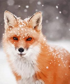 Fox Snow Diamond Paintings