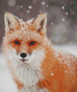 Fox Snow Diamond Paintings