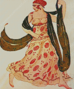 Greek Dancer By Leon Bakst Diamond Paintings