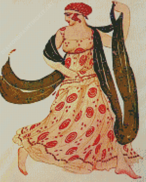 Greek Dancer By Leon Bakst Diamond Paintings