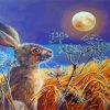 Harvest Hare Moon Diamond Paintings