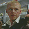 Hot Fuzz Nicholas Character Diamond Paintings