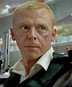 Hot Fuzz Nicholas Character Diamond Paintings