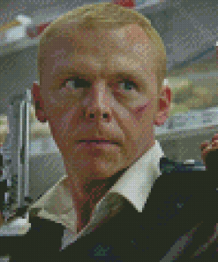 Hot Fuzz Nicholas Character Diamond Paintings